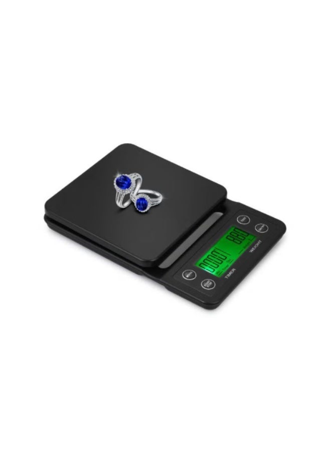 Roomlyne LCD Display Coffee Drip Scale Black - Image 3