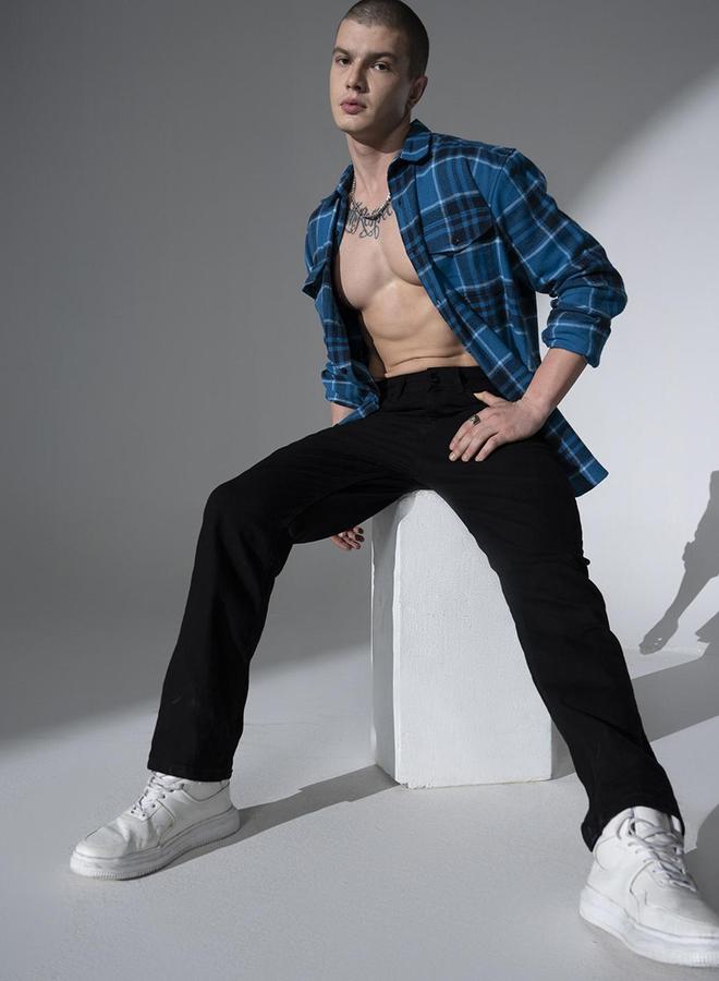 Hubberholme Straight Fit Clean Look Stretchable Jeans - Image 1