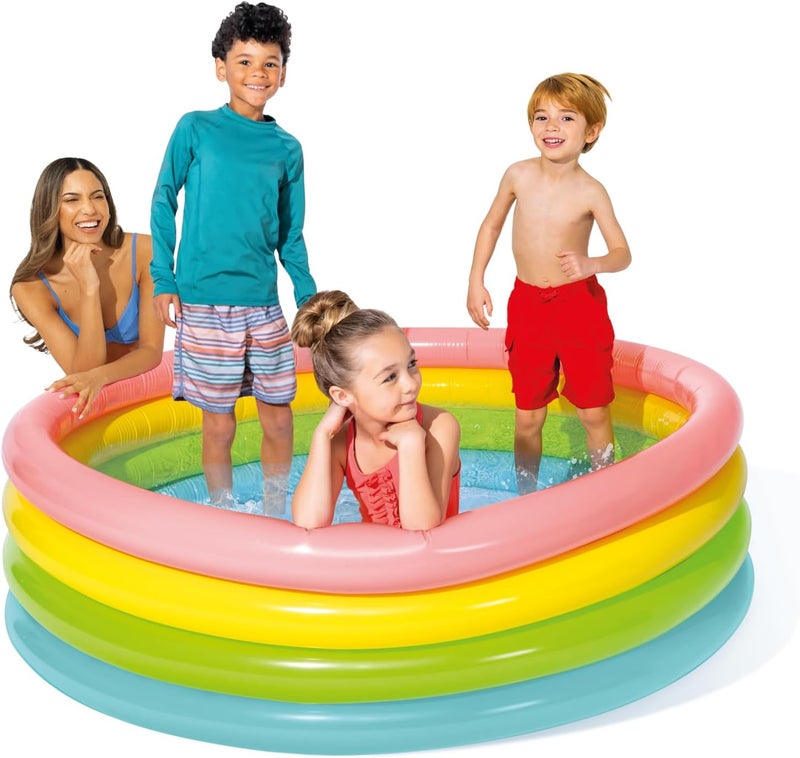 Intex 56441EP Sunset Glow Inflatable Pool - Multicolor 168 cmcm - Image 5