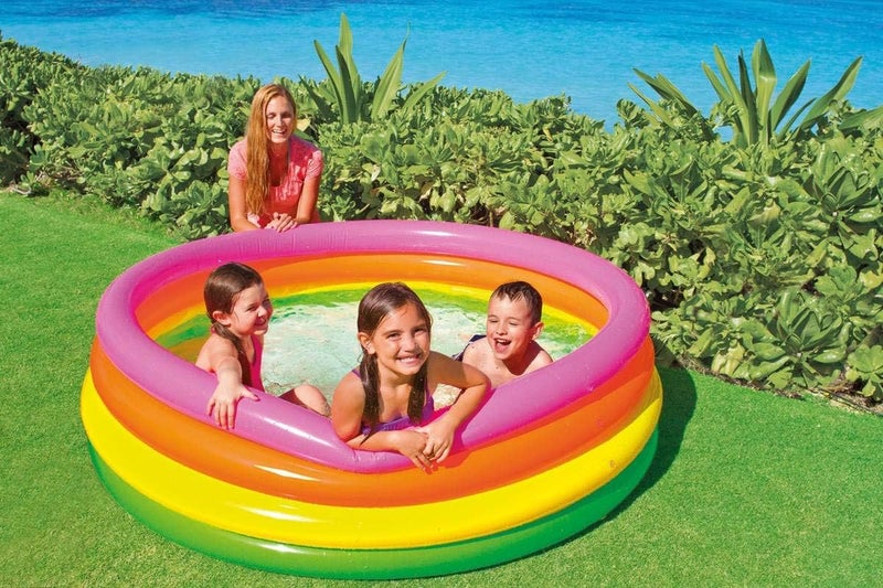 Intex 56441EP Sunset Glow Inflatable Pool - Multicolor 168 cmcm - Image 2