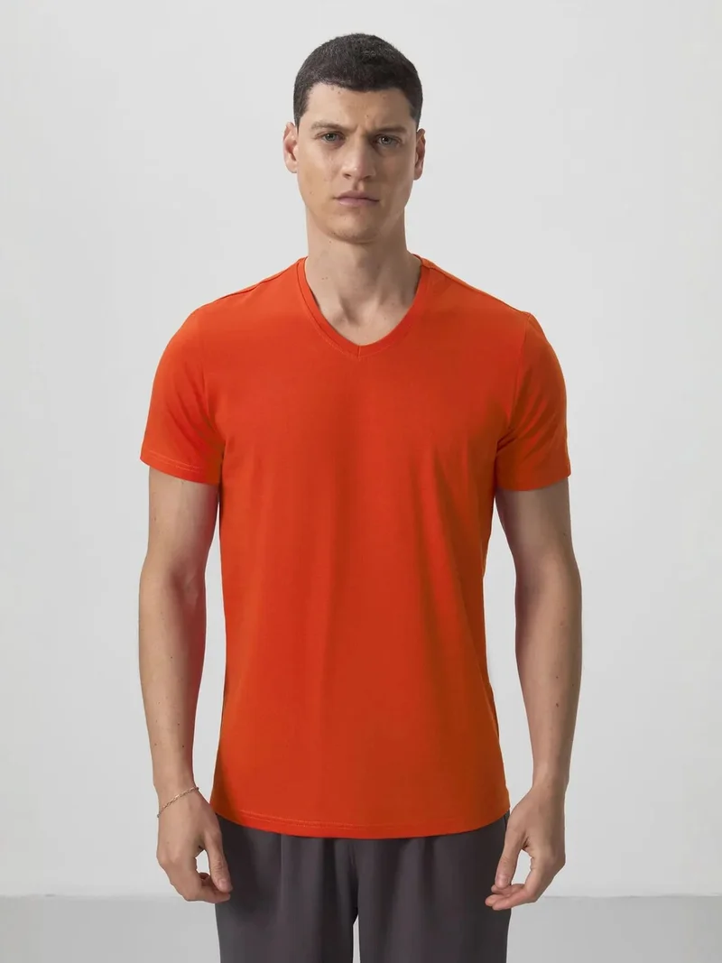 TOMMYLIFE TOMMY Men's V-Neck Short Sleeve T-Shirt