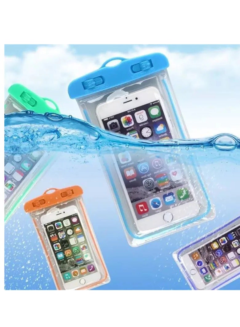 Universal Waterproof Mobile Phone Case –  Certified Dry Bag Pouch with Touchscreen Access for & All Smartphones | Underwater Swim & Beach Cover 