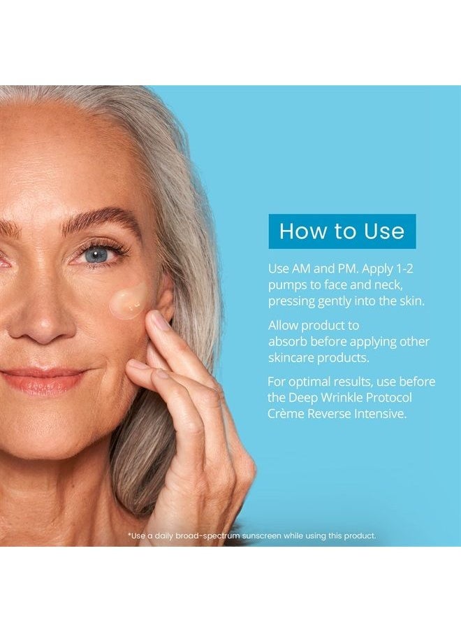Skinn - Deep Wrinkle Facial Serum, Intensive Age Reset Serum - Anti Wrinkle Repair Face Serum - Hydrating & Plumping Anti Aging Serum Reduces Fine Lines - Ferulic Acid, Retinol, Vitamin C & NAD - Image 1