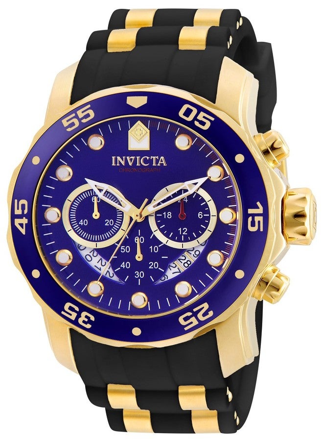 Invicta Men's Blue Dial Stainless Steel Band Watch - 6983 - Image 1