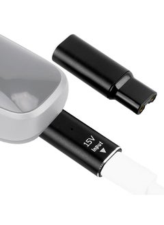 Linkidea Linkidea 2 Pack 15V Type-C Shaver Adapter, O Blade Charging Converter Head, Razor Charger Converter Compatible with Philips Norelco OneBlade HQ8505 7000 5000 3000 Series, QP6520 QP6530 (Black) 
