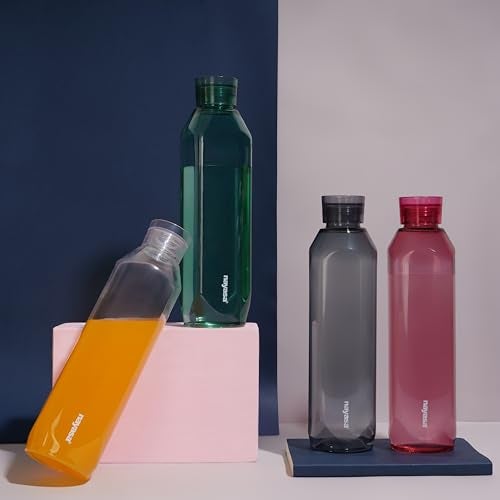 Nayasa Space Plastic Water Bottle 1150 ml | Set of 6 | BPA-Free Fridge Bottle for Home, Office, School, Gym | Leak-Proof & Durable | Multicolor - Image 4