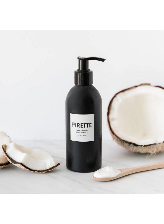 PIRETTE Hydrating Body Lotion Women’S Beach Inspired Moisturizer Fast Absorbing Notes Of Fresh Coconut Surf Wax & Sunscreen 8 Fl Oz - Image 4