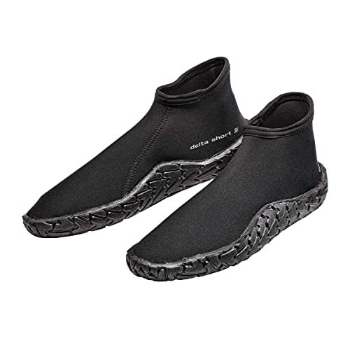 SCUBAPRO Delta 3mm Short Diving Boot with UltraGrip Sole for Tropical Scuba Diving and Snorkeling Made of NylonNeoprene Material Medium - Image 1