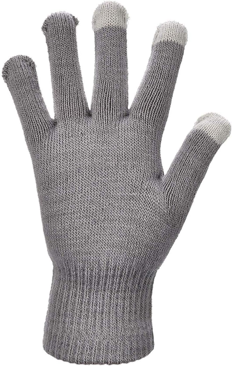 Pangda 12 Pairs Winter Touch Screen Gloves for Men Women Stretch Knitted Texting Gloves Warm Windproof Solid Color Mittens - Image 5