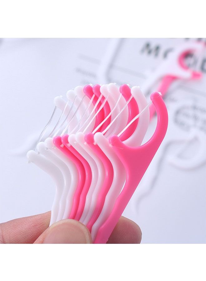 ZCM-HAPPY 250 Piece Dental Floss Toothpick - Image 2