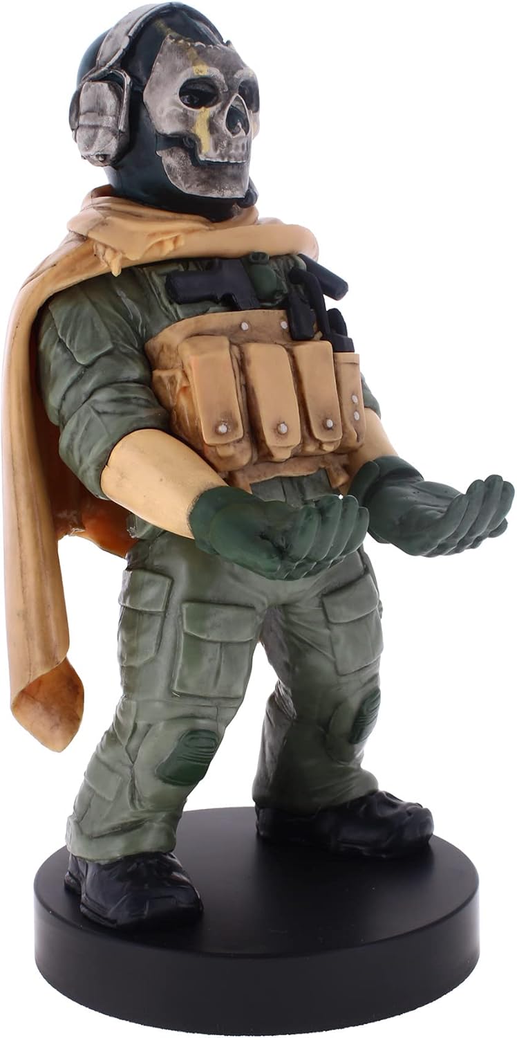 Exquisite Gaming : Call Of Duty: Ghost Warzone - Original Mobile Phone & Gaming Controller Holder, Device Stand, Cable Guys, COD Licensed Figure - Image 1