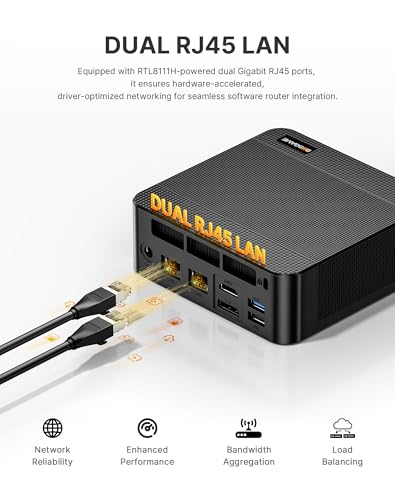 BOSGAME P6 Ryzen 9 6900HX Mini PC, 24GB LPDDR5X 4800MHz 1TB PCIe4.0 NVMe SSD Mini Computers, Dual LAN, AX210 Wi-Fi 6E, BT 5.3, Triple Display 4K, Light Gaming | Home | Office | Business Great Value PC - Image 5