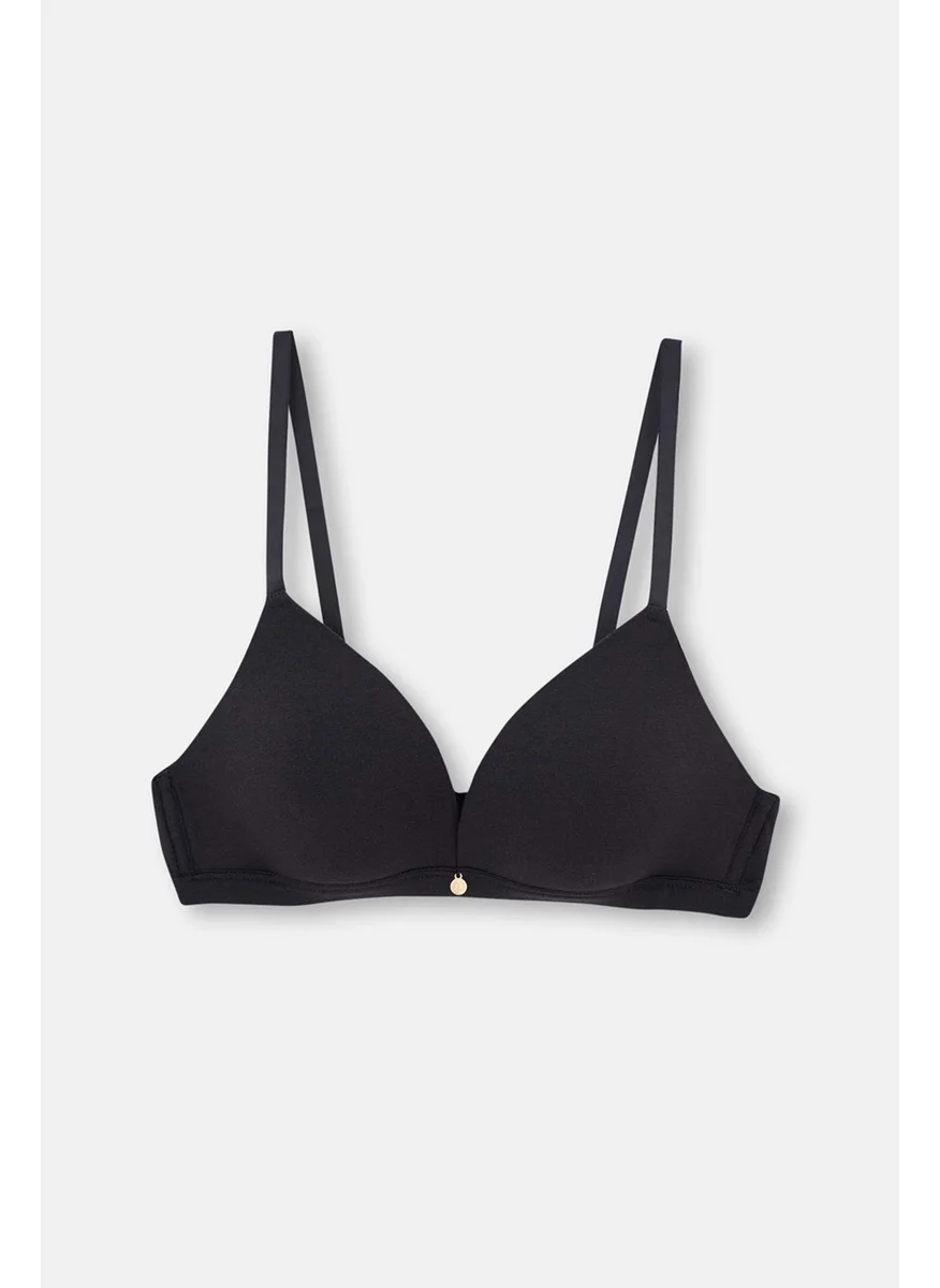 داجي Black 1081KC Laurel Soft Non-Wireless Bra