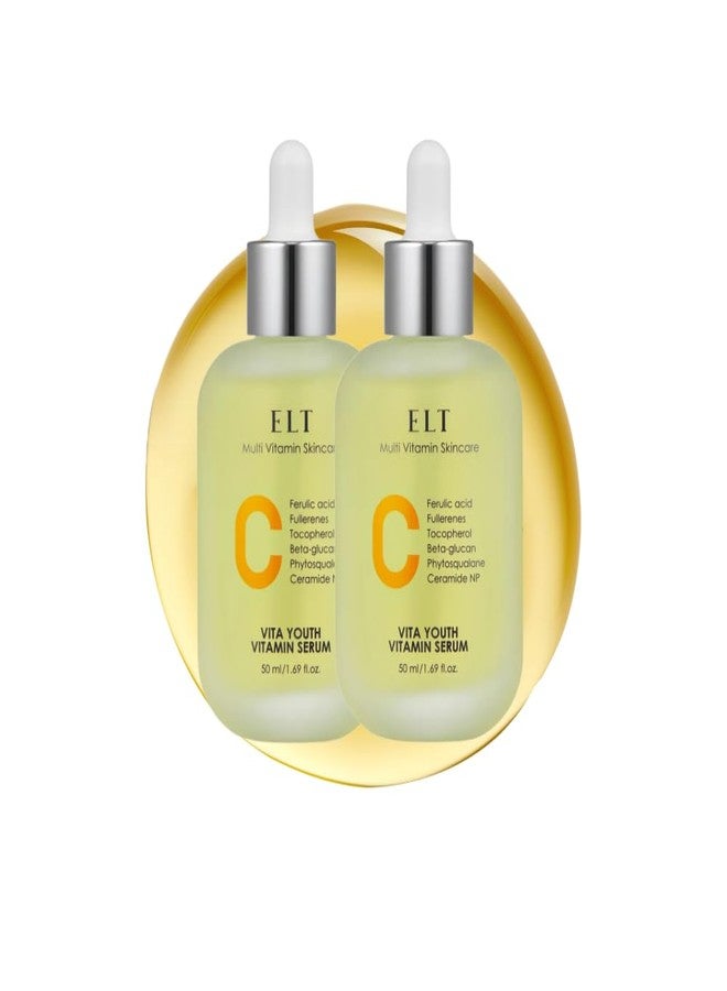 ELT Vita Youth Vitamin C Serum 1.69fl.oz.(50ml) Ultra Hydration Serum Korean Glass Skin Korean Skincare (Pack of 2) - Image 1