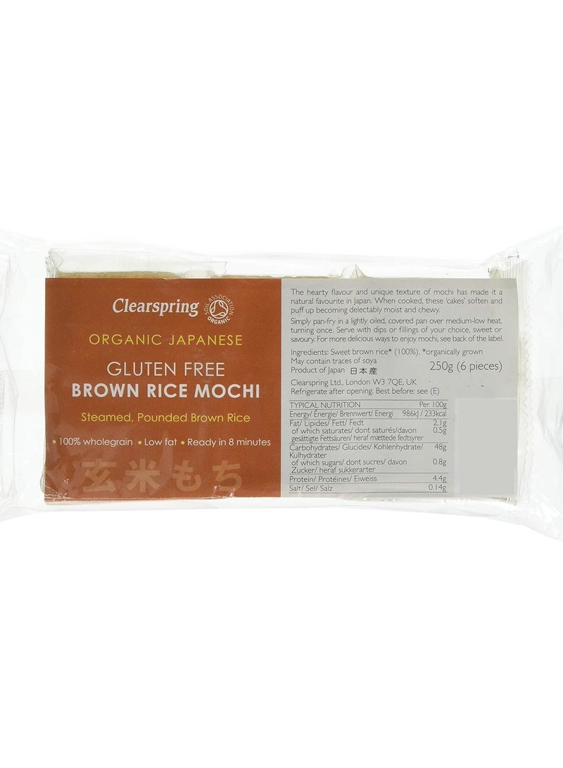Clearspring Organic Japanese Brown Rice Mochi 250 G - Image 1