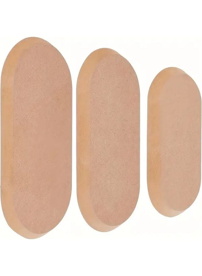 3 قطع قوالب خزفية بيضاوية مجموعة كبيرة ومتوسطة وصغيرة لأدوات الخزف والنحت على الخشب - Image 3