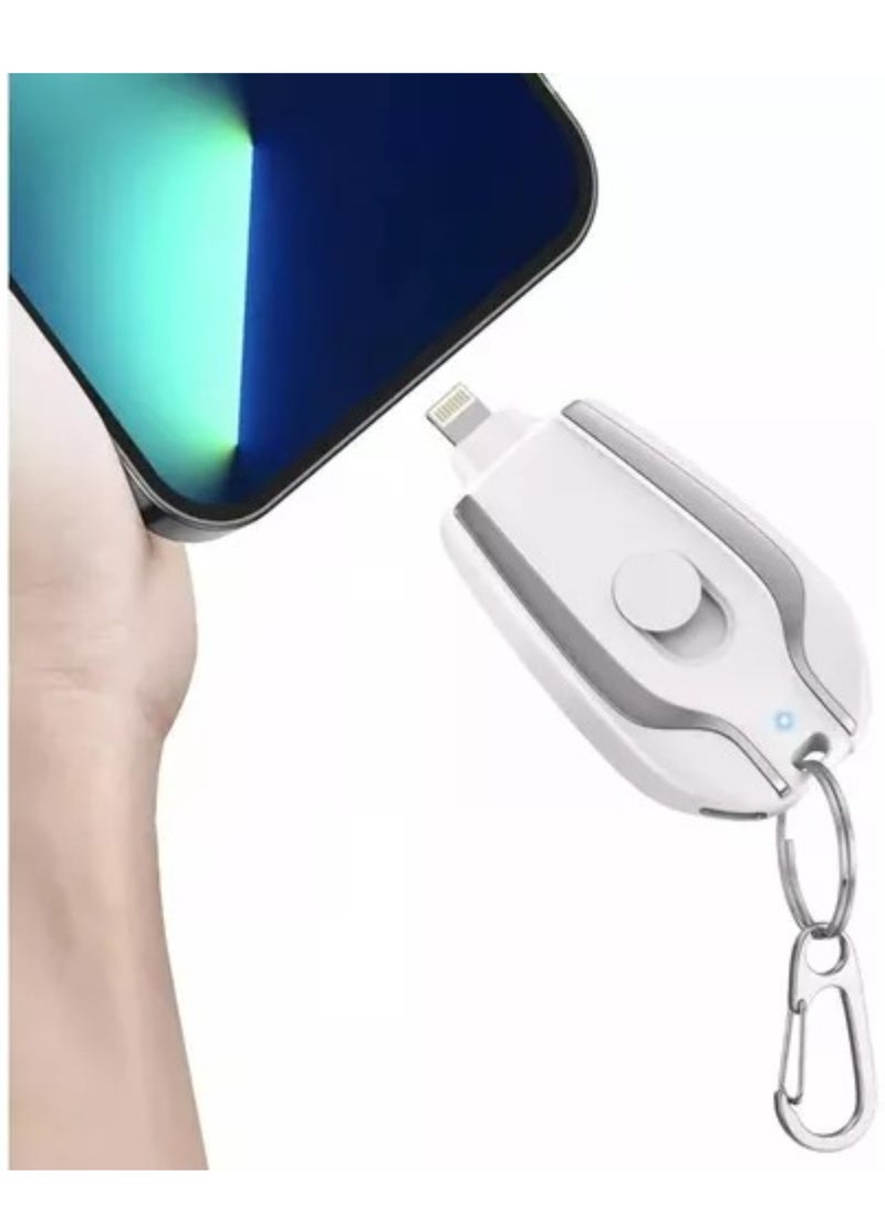 ELTRAZONE Mini Power Emergency Pod Keychain Portable Charger For Iphone Ultra-Compact External Fast Charging Power Bank Battery Pack Key Ring Cell Phone Charger Multicolor - Image 3