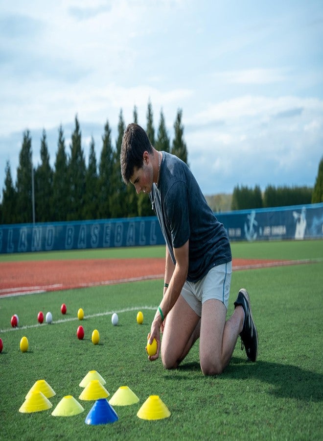 كرات سماش بولز، كرة البيسبول المثالية للتدريب على الضرب في أي مكان (أحمر، 12) - Image 5