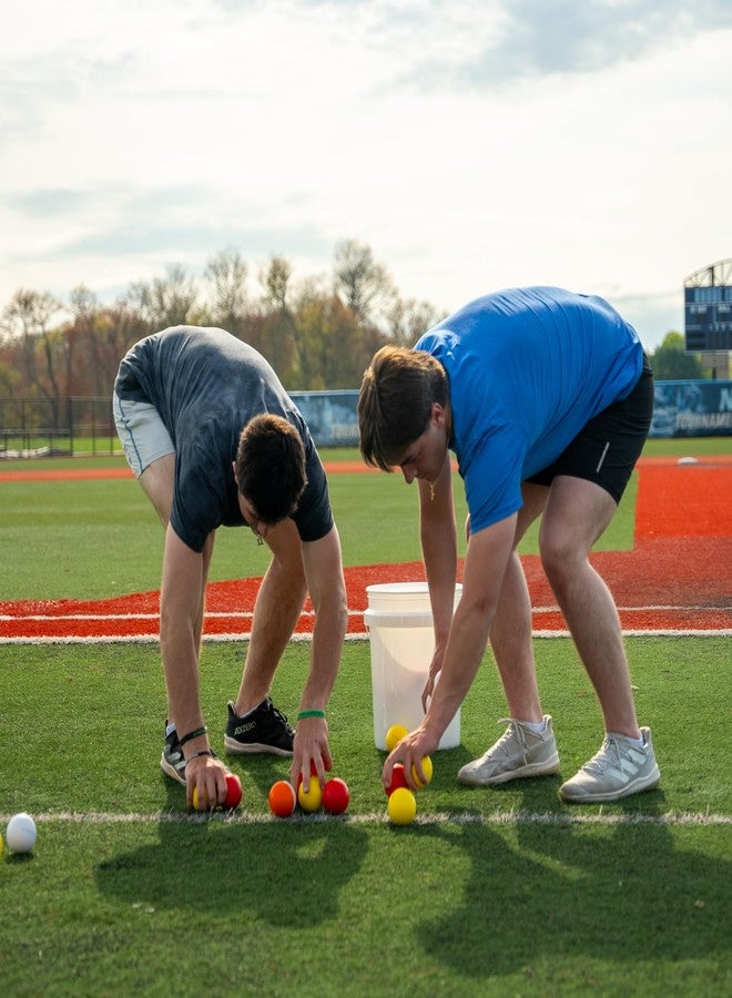 كرات سماش بولز، كرة البيسبول المثالية للتدريب على الضرب في أي مكان (أحمر، 12) - Image 4