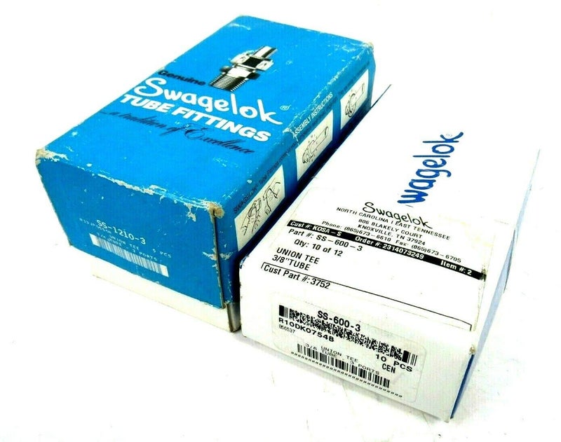 SWAGELOK SS-600-3 3/8" TUBE OD, STAINLESS STEEL, TUBE FITTING, UNION TEE - Image 2