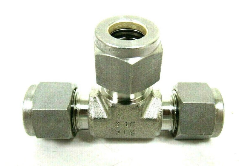 SWAGELOK SS-600-3 3/8" TUBE OD, STAINLESS STEEL, TUBE FITTING, UNION TEE - Image 5