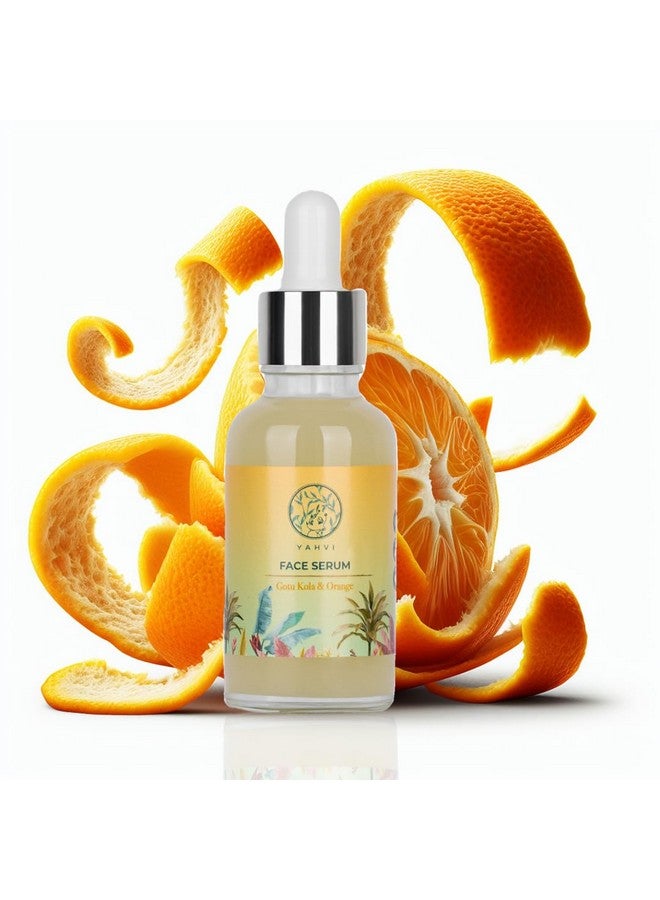 Yahvi Face Serum Gotu Kola & Orange | Infused With Ascorbic Acid | Facial Serum | For All Skin Types | Ayurvedic Formula- 30ml - Image 1
