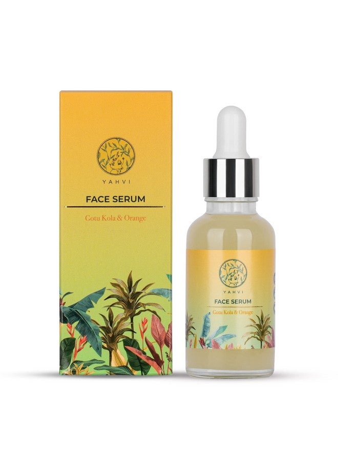 Yahvi Face Serum Gotu Kola & Orange | Infused With Ascorbic Acid | Facial Serum | For All Skin Types | Ayurvedic Formula- 30ml - Image 2