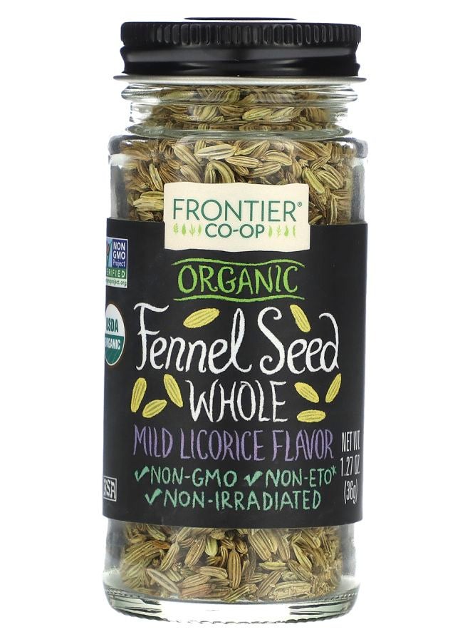 Organic Fennel Seed Whole 1.27 oz (36 g)