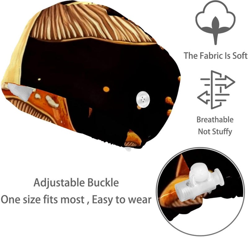 4 Pack Goose Duck (3) Decorative Print Comfort Fit Protective Head Caps - Image 3