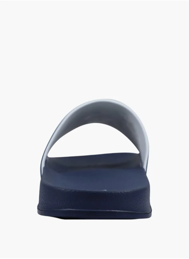 GAP Gap Men's Logo Embossed Slip-On Beach Slides