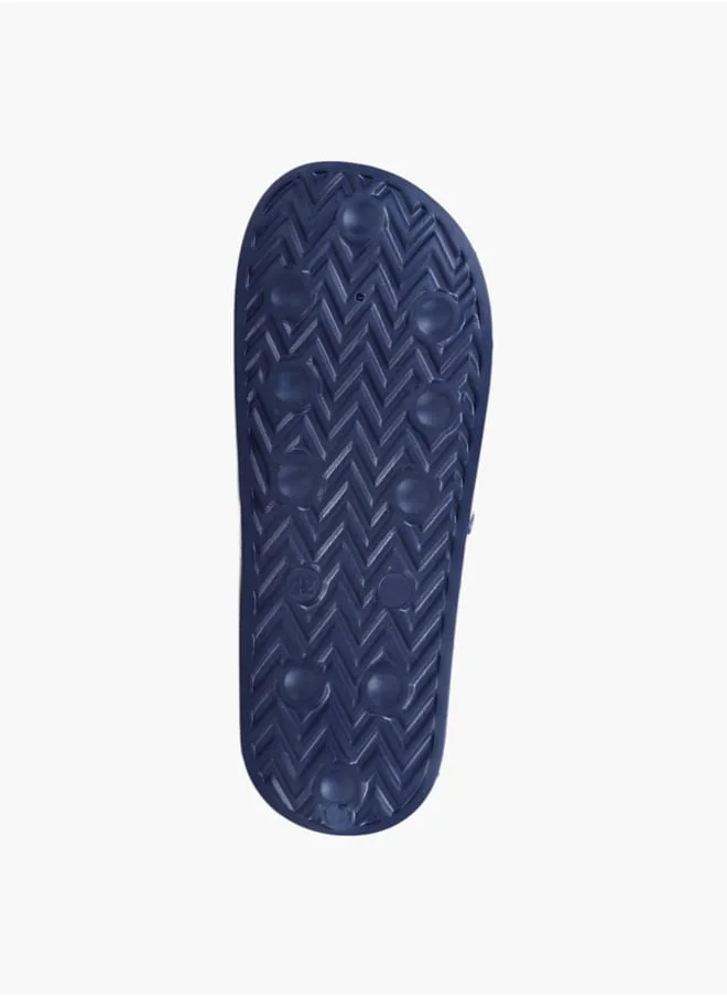 GAP Gap Men's Logo Embossed Slip-On Beach Slides