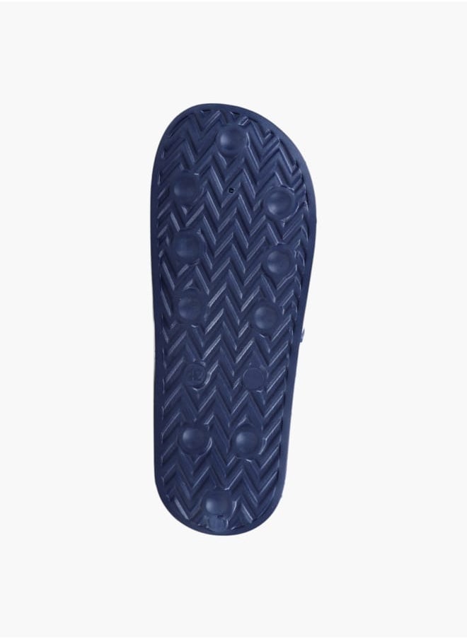 GAP - Gap Men's Logo Embossed Slip-On Beach Slides - Image 1