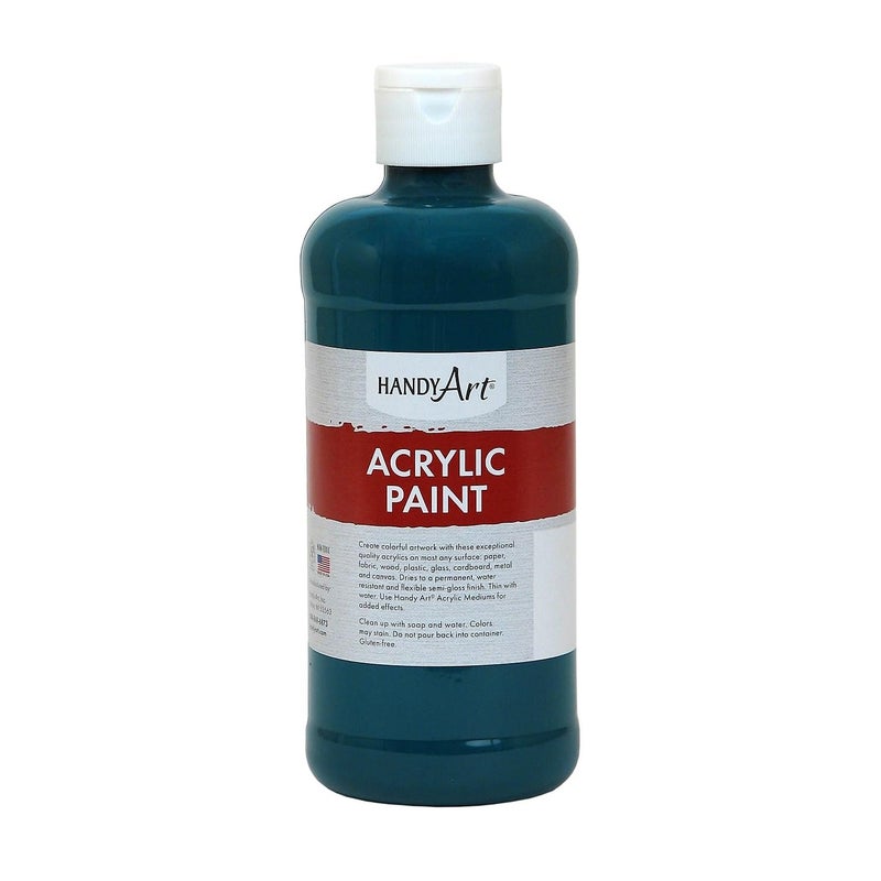 Handy Art Student Acrylic Paint 16 ounce Phthalo Green