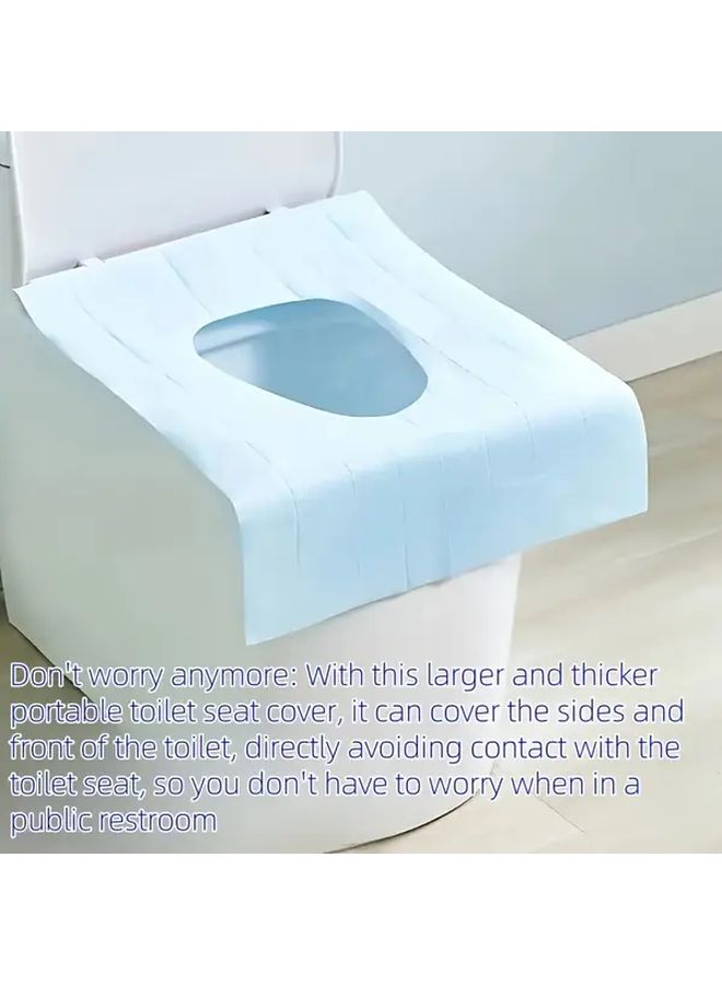 Disposable Toilet Seat Covers 10 Sheets Hygienic Travel Solution - Image 4