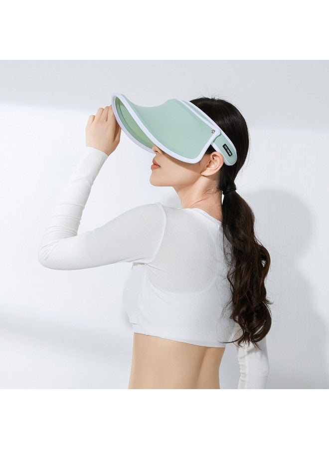 VVC Fashionable Open-top Uv Protection Sun Hat For Women - Breathable Lightweight Beach Visor Summer Sun Hat - Image 4