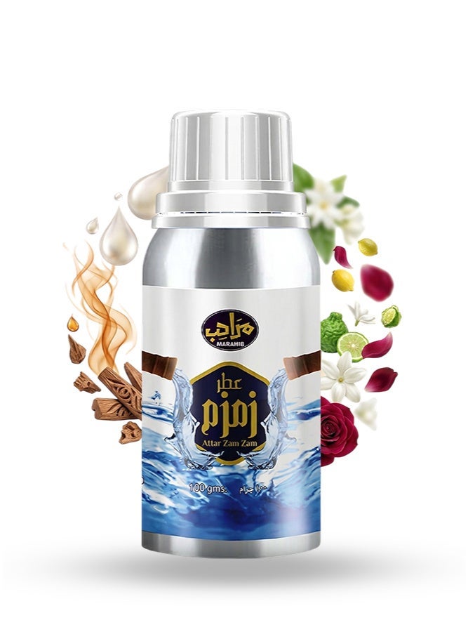 مرَاحِب زمزم زيت عطري نقي ومنعش مناسب للعطور والمعطرات إعادة التعبئة والبيع والإهداء - Image 2