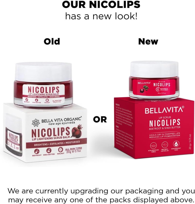 Bella Vita Organic NicoLips Lip Scrub - Image 2