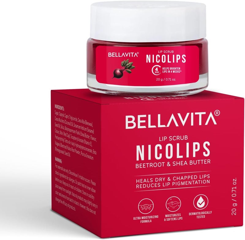 Bella Vita Organic NicoLips Lip Scrub - Image 1