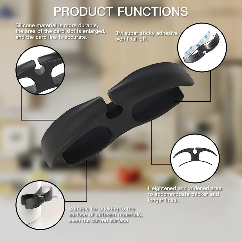 ZEELPETAL Stand Mixers Cord Organizer Kitchen Appliances Cord Wrapper Cord Winder Cord Holder for Appliances Mixer Blender Toaster Press Multi Color 8 - Image 3