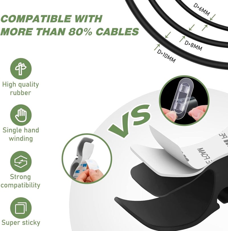 ZEELPETAL Stand Mixers Cord Organizer Kitchen Appliances Cord Wrapper Cord Winder Cord Holder for Appliances Mixer Blender Toaster Press Multi Color 8 - Image 5