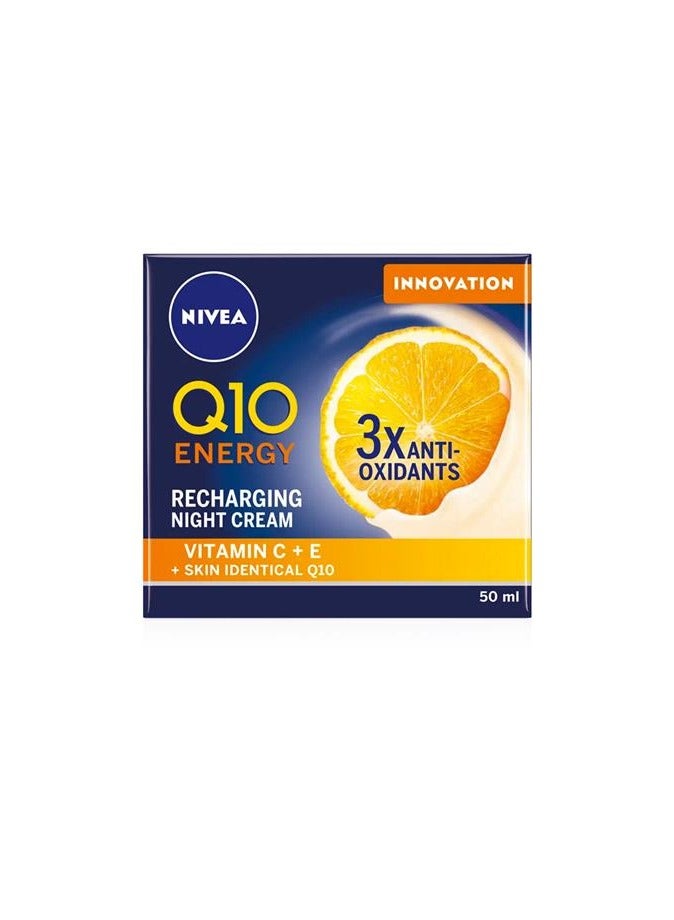 Nivea NFC Q10 ENERGY NIGHT Crème Jar Multicolour 50ml