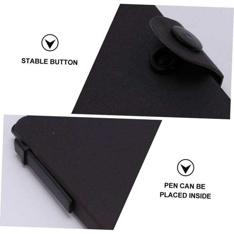 Self Stick Sticky Notebook Kraft Paper Memo Pads with Index Tabs for Highlighting Marking Organizing Notes - Image 4