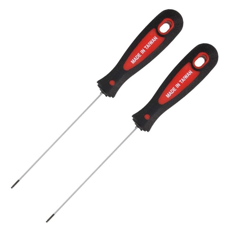 Utoolmart 15mm Dia Ballball Allen Screwdriver 100mm Working Length S2 Balldriver Micro Ballhead Hexagon Electronics Screwdriver Set for Fine Aadjustment Work 2pcs - Image 1