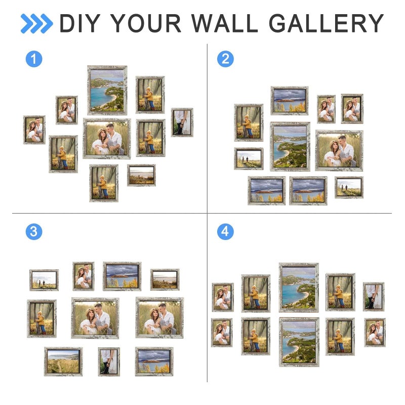 Rexllon Picture Frames Collage Wall Decor - Image 4