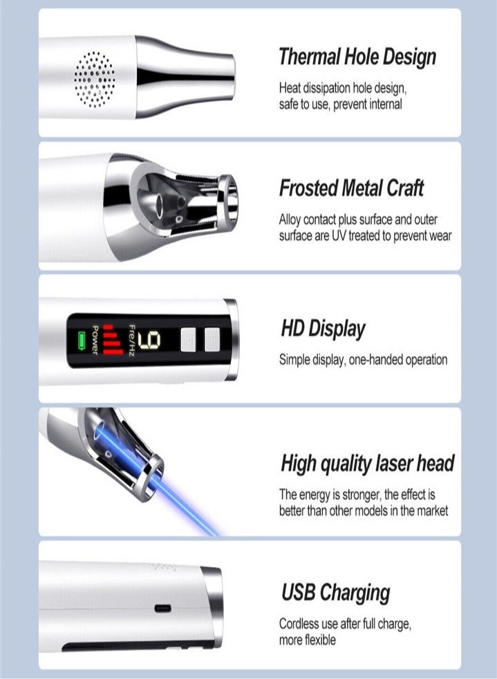 Handheld Laser Picosecond Skin Tattoo Dark Spot Removal Laser Pen Beauty Device（red light） - Image 5