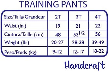 handcraft طقم تدريب على استخدام المرحاض للأطفال الصغار يتضمن دليل للوالدين وسراويل تدريب والمزيد بحجم 2T3T باللون الأزرق الفاتح - Image 5