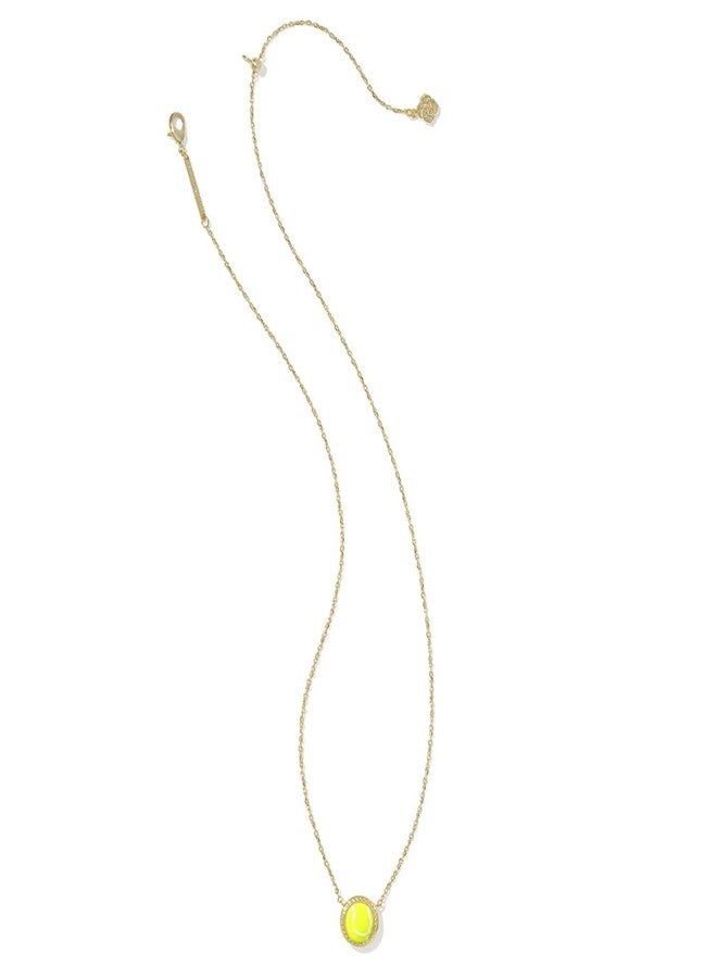 Kendra Scott Tennis Short Pendant Necklace, 14k Gold Plated Brass, Magnesite, Fashion Jewelry for Women - Image 2