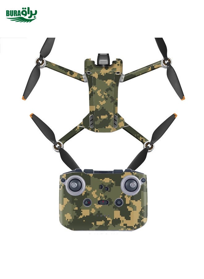 BURAQ - Full Surround Style Waterproof  Sticker For DJI Mini 3 Pro RC-N1 Ordinary Version(Mn3-07) - Image 1