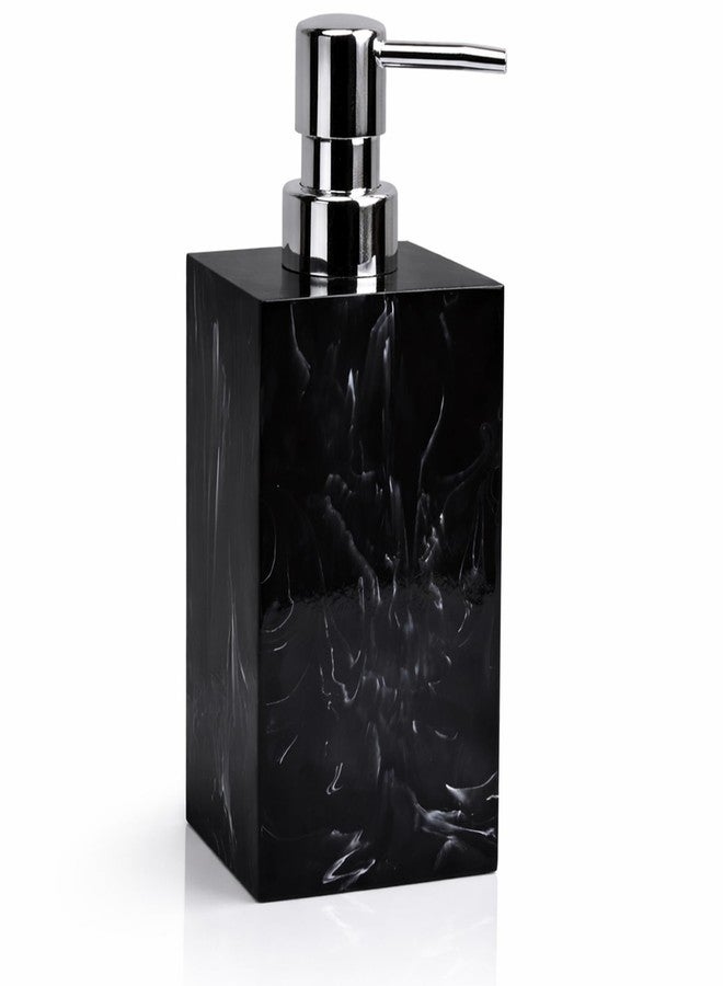 Jung Ford Hand Soap Dispenser, 16.9 oz Countertop Hand Lotion Pump Bottles, Lotion Container, Refillable Liquid Hand Soap Jar, Resin Shower Dispensers for Bathroom, Kitchen (Black) - Image 1