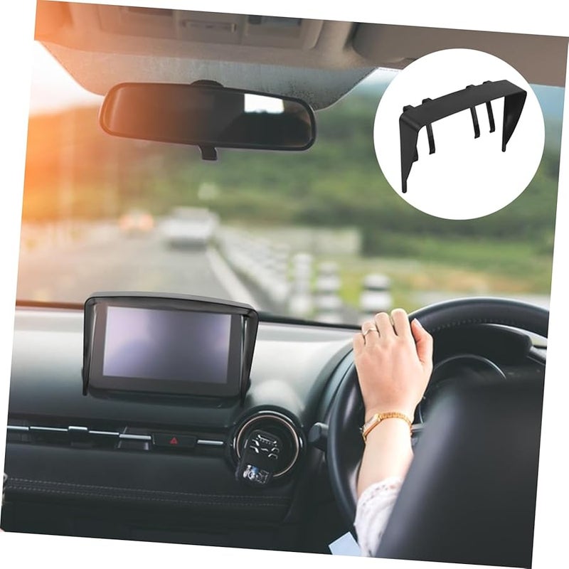 2 Pack Car Navigation Sunshade Visor Cover Blocks Glare For Safe Driving - Image 5
